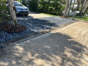 Driveway completed left 2