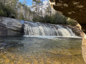 Schoolhouse Falls with Luna Swimming