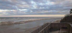 Beach Restoration - Prepping the newly placed sand South