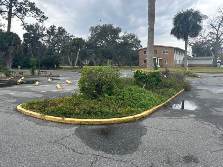 Sacred Heart Church - Wide angle parking